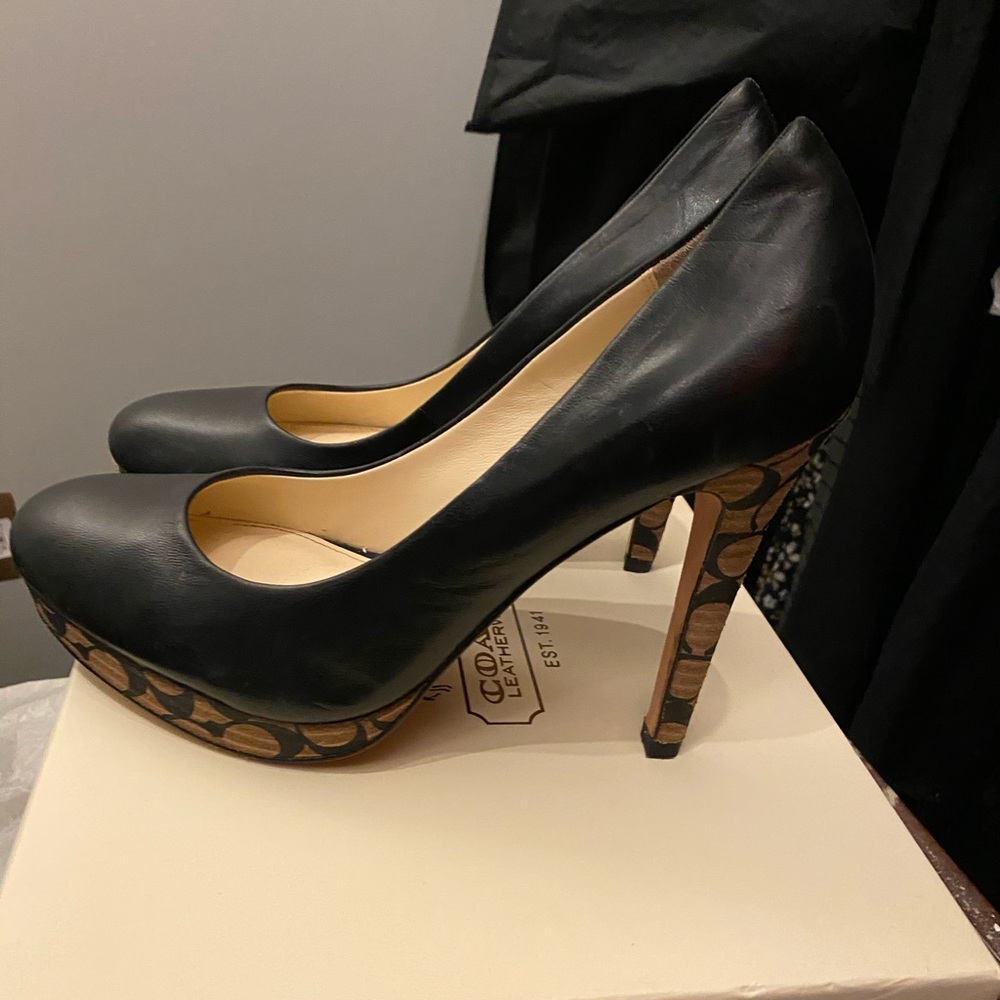 Coach Layla Signature Heels - Picture 2 of 5